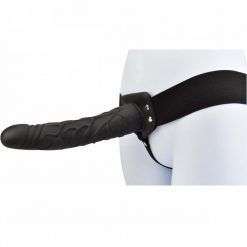 Loving Joy 9 Inch Hollow Strap On Black