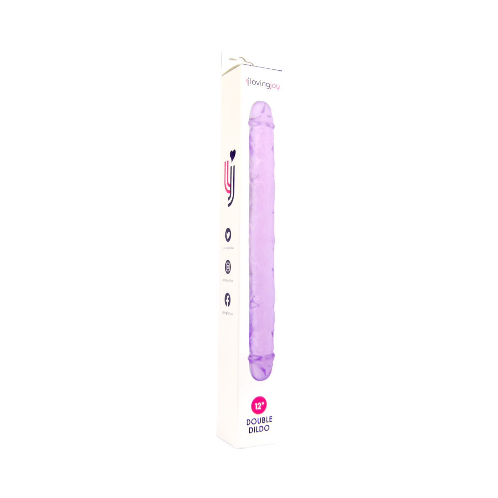 n11950-loving-joy-12-inch-double-dildo-purple-lying-down-boxed-1