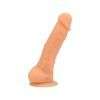Loving Joy 7 Inch Realistic Silicone Dildo with Suction Cup and Balls Vanilla