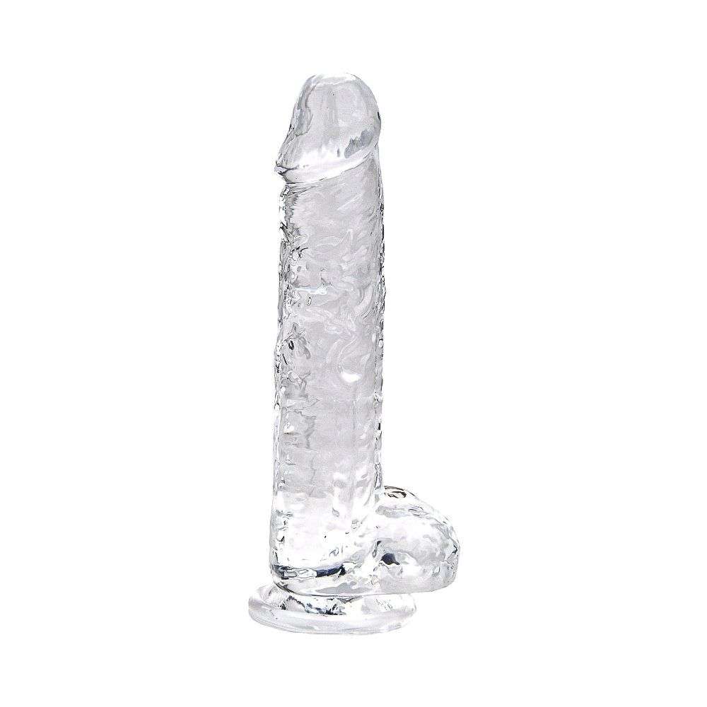 loving-joy-7-inch-dildo-with-balls-clear-1