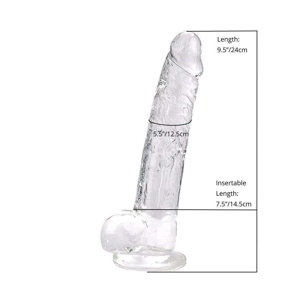 n12188-loving-joy-9-inch-dildo-with-balls-clear-measurements-wr
