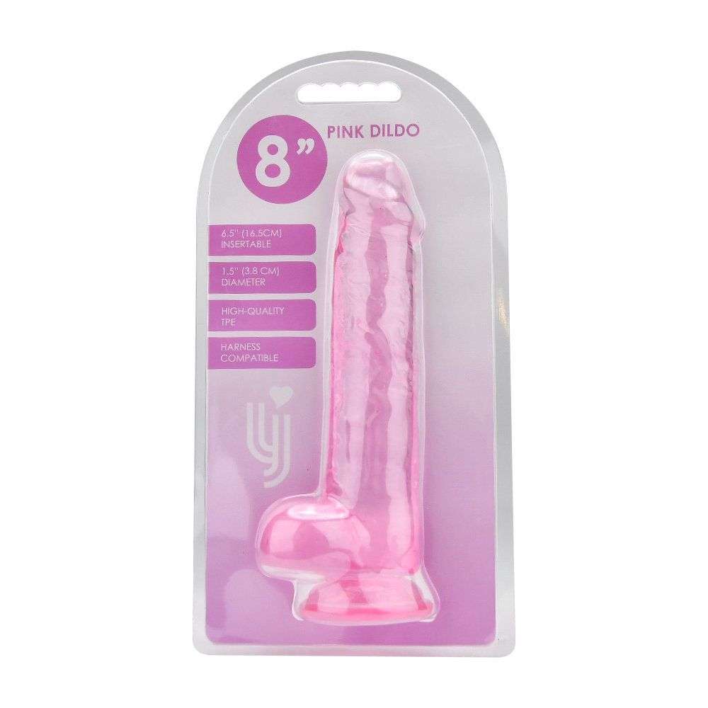 n12309-loving-joy-8-inch-dildo-with-balls-pink-pkg