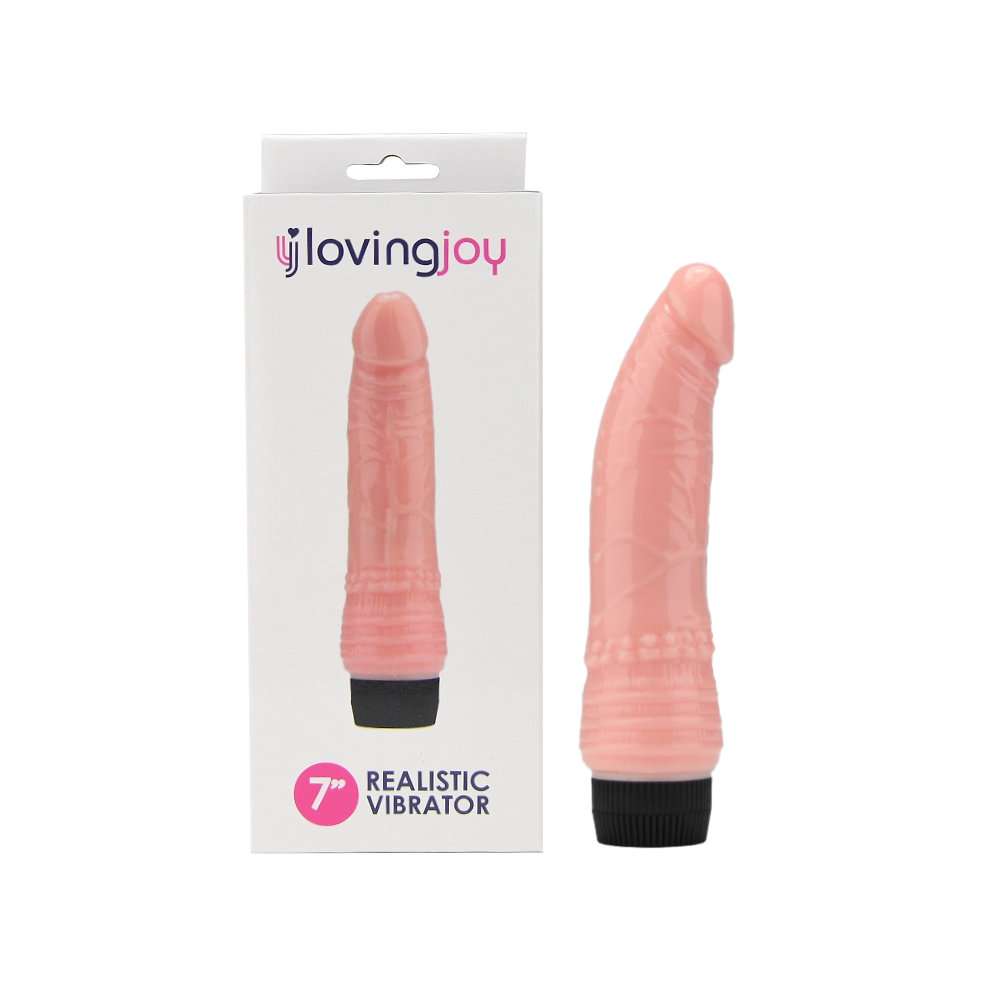n12399-loving-joy-7-inch-realistic-vibrator-vanilla-pkg-product
