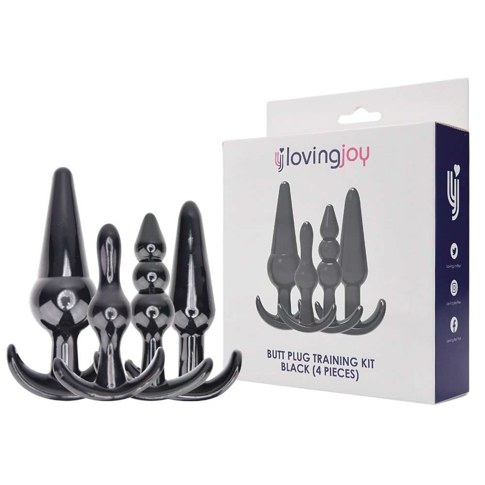 n12173-loving-joy-butt-plug-training-kit-black-side-by-side