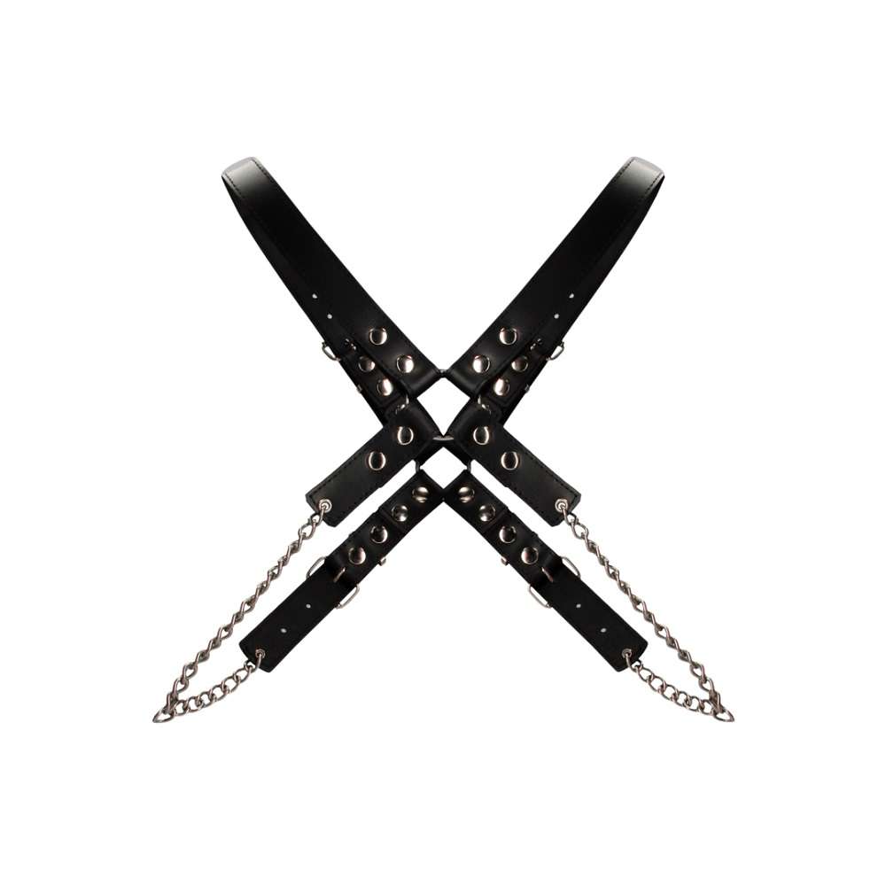 n12658-leather-chain-harness-oso-2