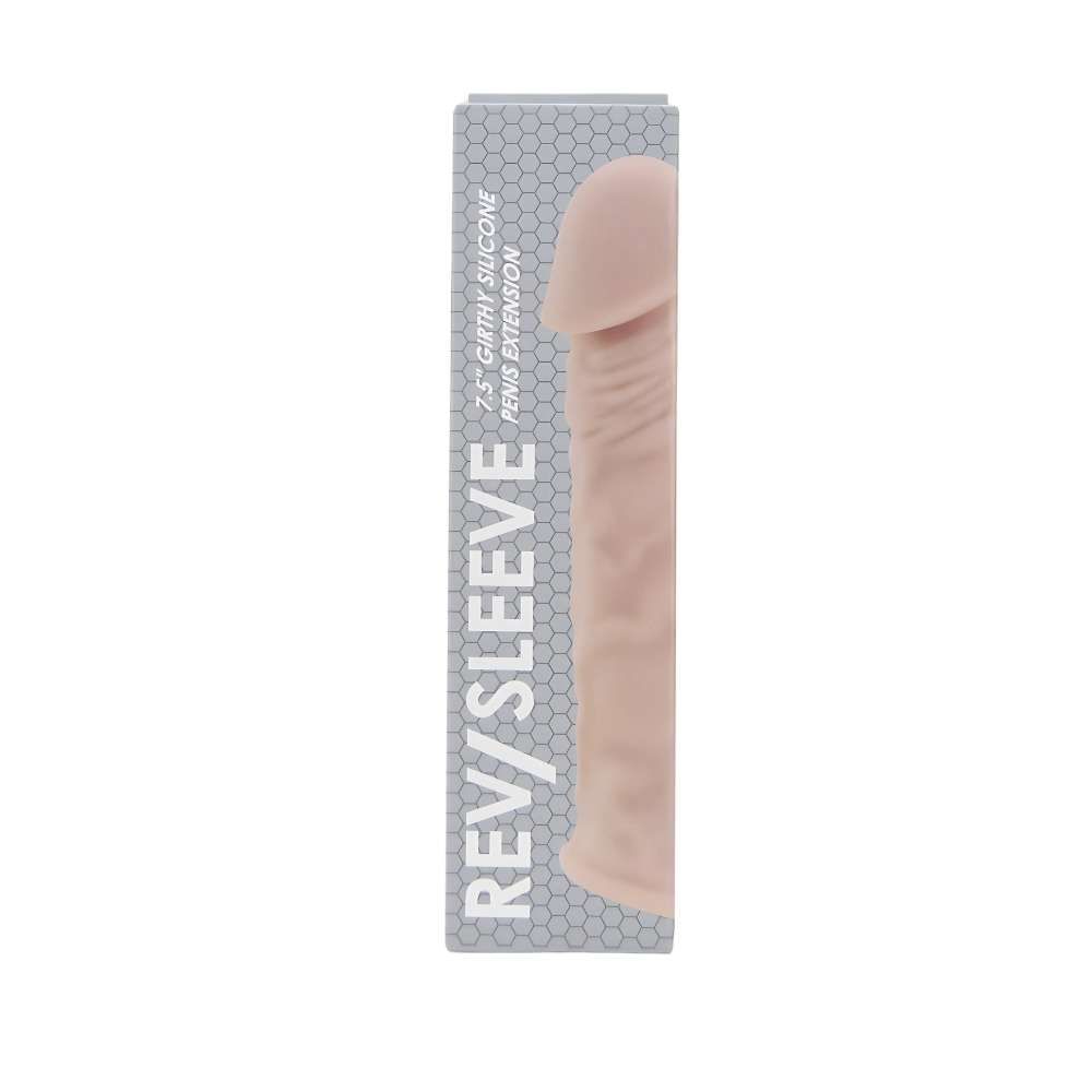 n12371-rev-sleeves-7-5-inch-girthy-realistic-silicone-penis-extension-sleeve-pkg