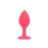Toosh Pink Silicone Butt Plug Small