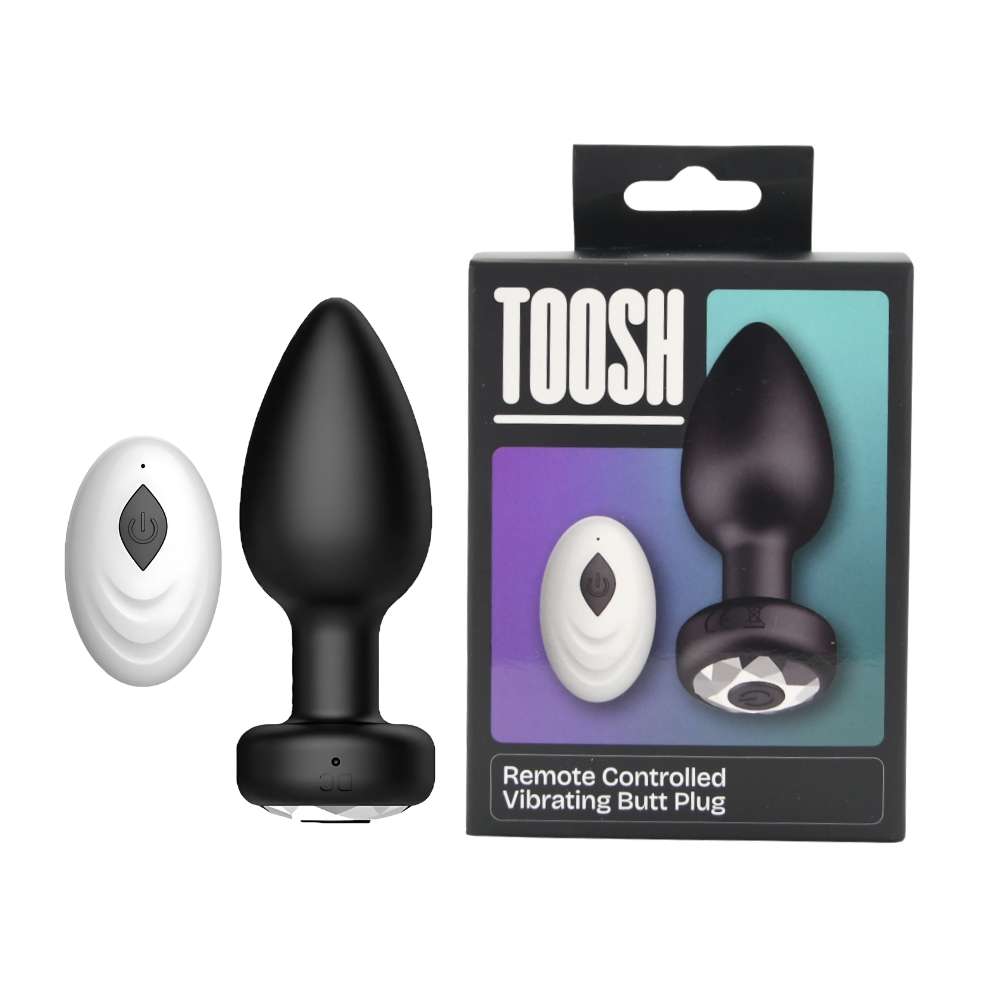 n12941-toosh-remote-controlled-silicone-vibrating-butt-plug-2-pkg-duo