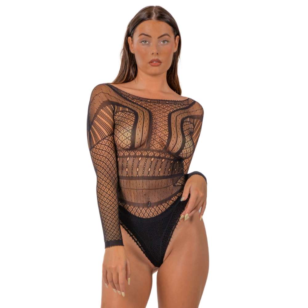 n12929-lace-by-lj-seamless-lace-longsleeved-bodysuit-black