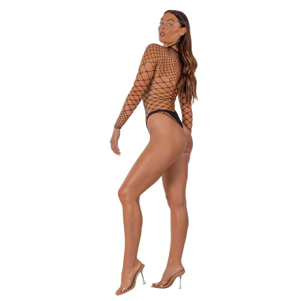 n12934-lace-by-lj-fence-net-long-sleeved-thong-bodysuit-black-3
