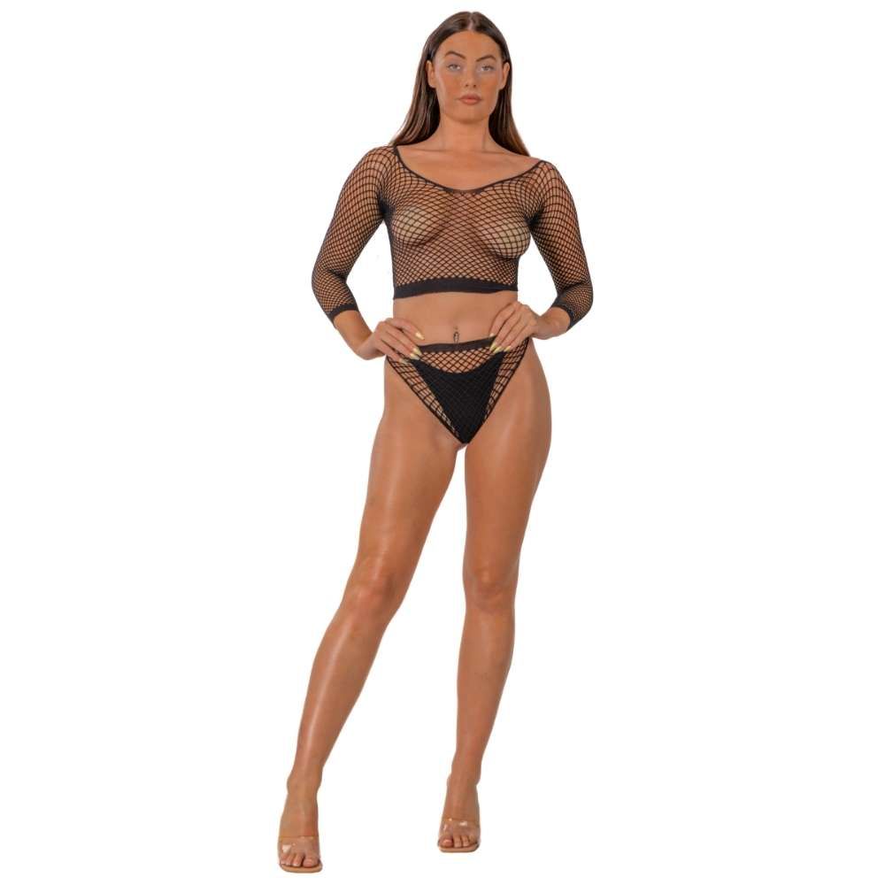 ns8102-lace-by-lj-fence-net-crop-top-and-bottoms-black-1