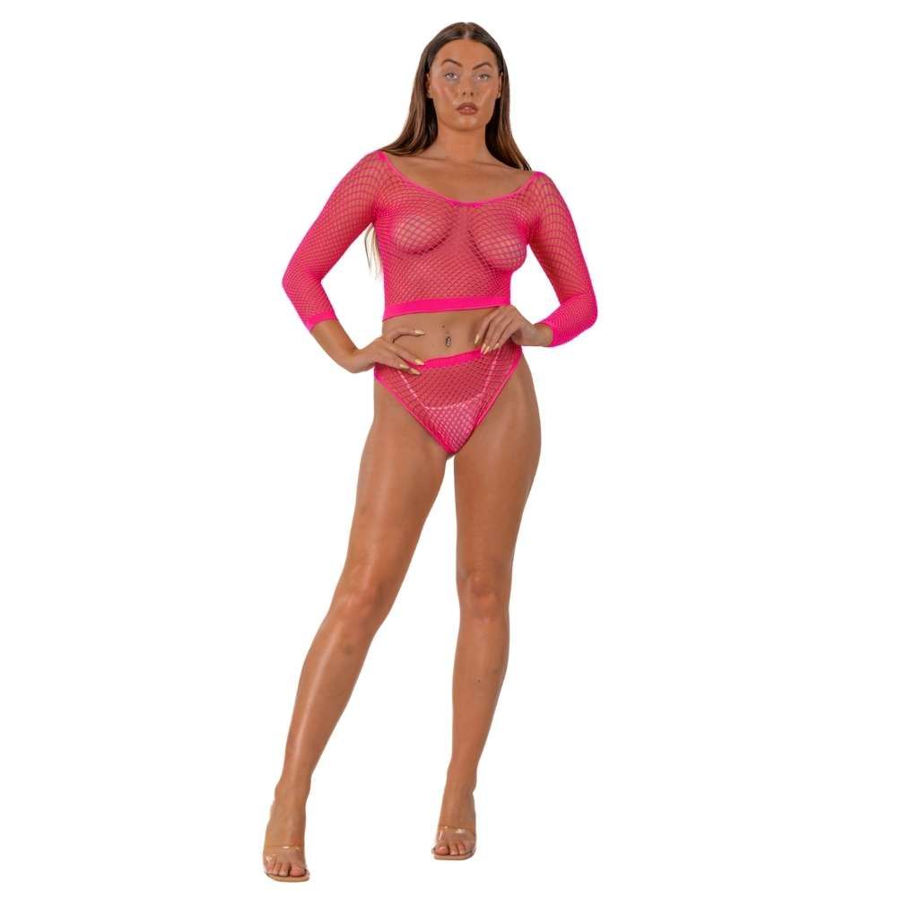 ns8103-lace-by-lj-fence-net-crop-top-and-bottoms-pink-1