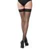 Lace by LJ Sheer Hold Up Stockings with Backseam Black